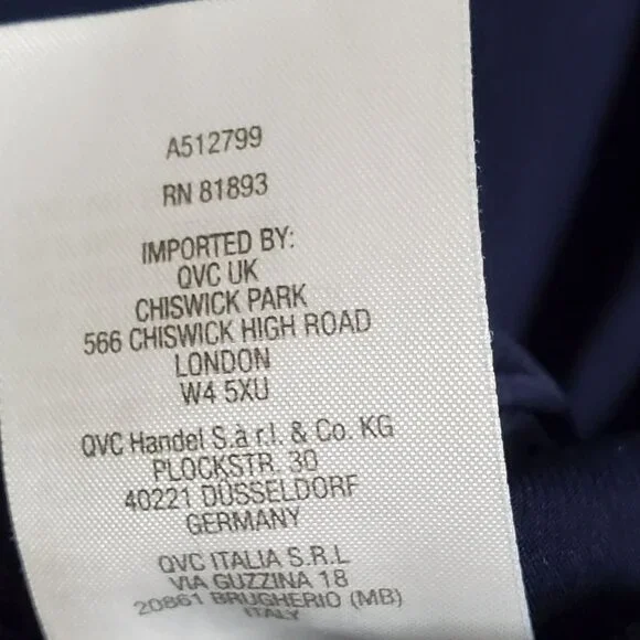 Susan Graver Modern Essentials Size 5X Tunic Top V-Neck Liquid Stretch Knit Blue - Picture 6 of 9